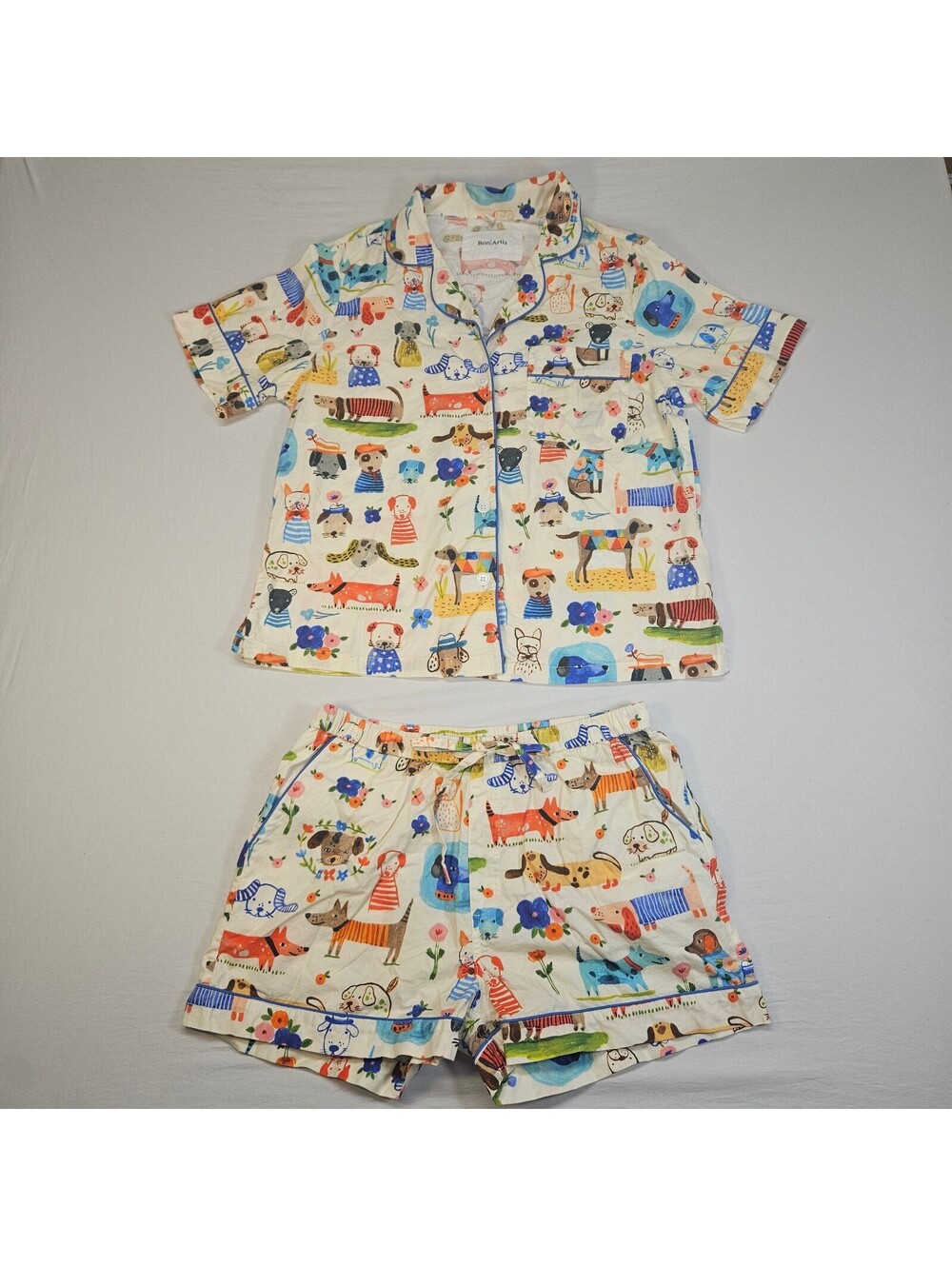 Bon | Artis Painted Dog Short Pajama Set size xs